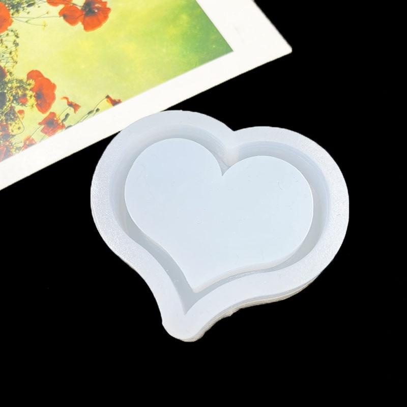 Resin Shaker Molds Silicone Resin Casting Molds Epoxy Quicksand Molds for DIY Pendant Charm Jewelry Making Accessories