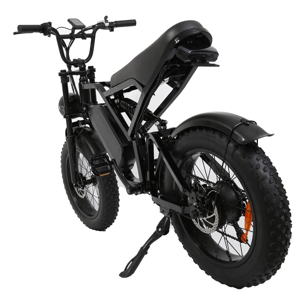 YAMALI FXH-009 20" Fat Tire Electric Bike, 48V 500W Motor, 40km Range, SHIMANO 7-Speed,  Dual Disc Brakes, LCD Display, for Urban Commute