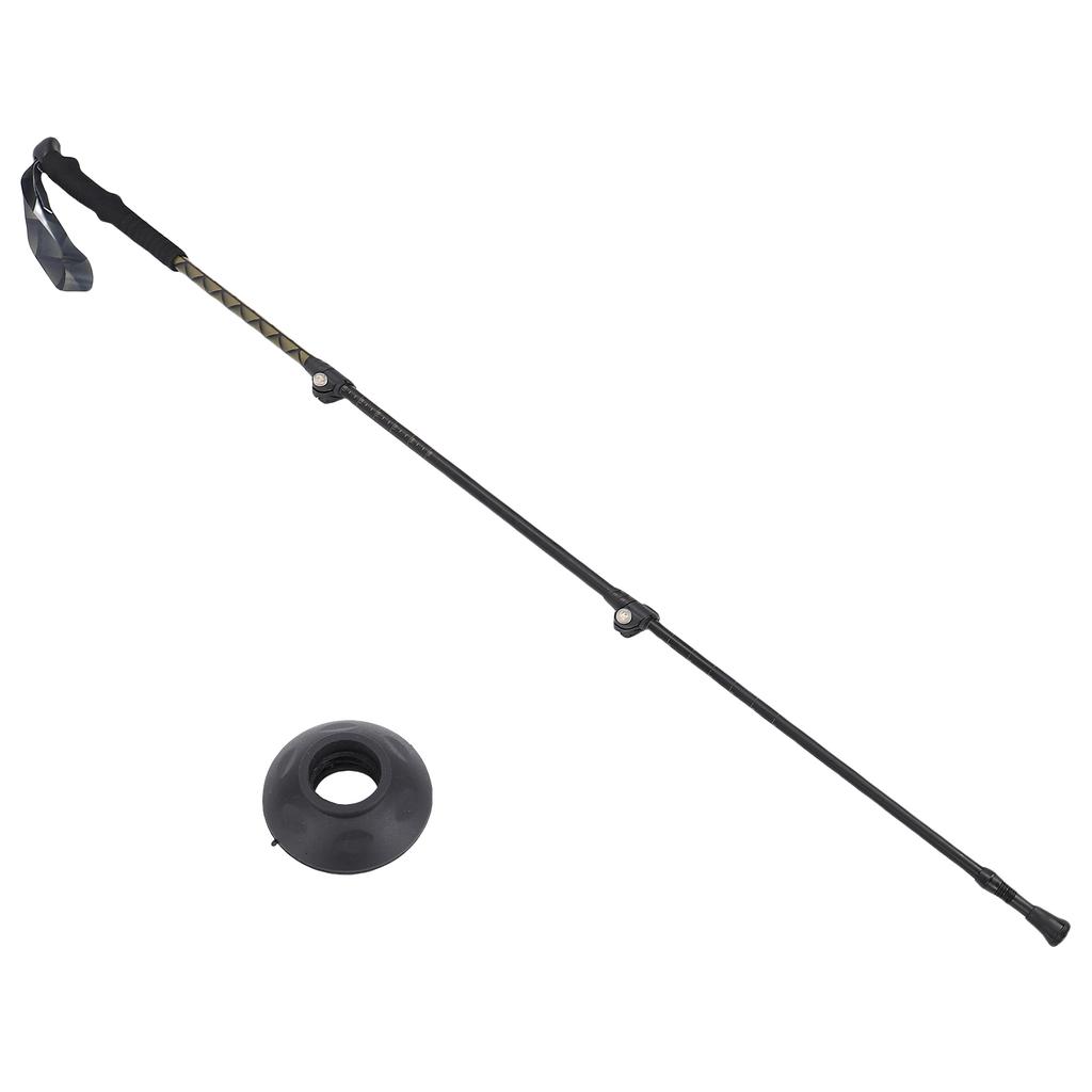 7075 Aluminum Alloy Hiking Pole Extendable EVA Handle Lightweight Walking Stick for Outdoor Activities DSZ002