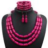 Fashion African Beads Necklace Indian Jewelry Nigerian Wedding Bracelet  Gift