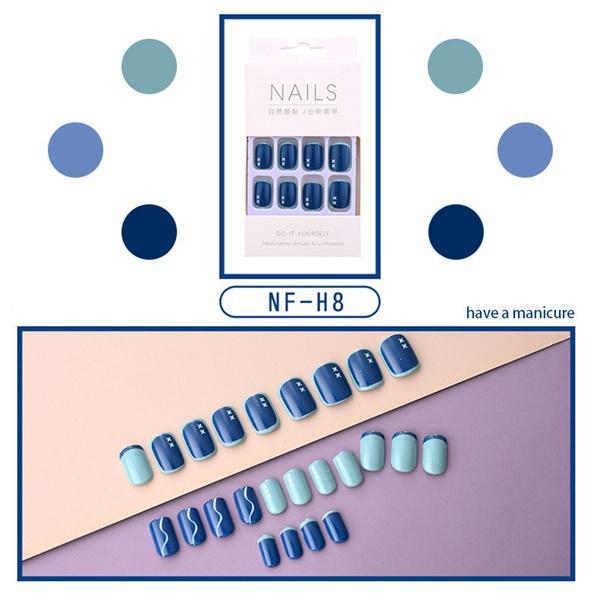 Новые маленькие свежие маникюрные накладки для ногтей — фото 10