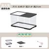 Small Turtle Habitat Tank with Heating Pad and Basking Light Constant Temperature Reptile Hibernation Box Complete Pet Ecosystem