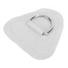 D Ring Patch Triangle UV Proof PVC Patch D Ring Rope Buckle for Inflatable Boat Kayak Dinghy Grey