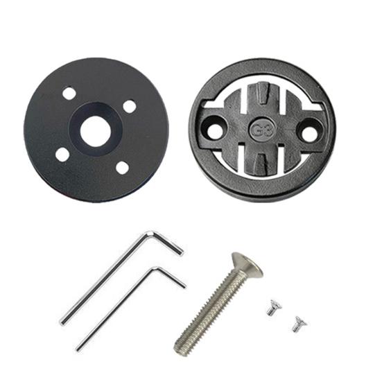 Aluminum Alloy Bike Computer Mount Lightweight Universal MTB Mountain Road Bike 28.6mm Top Cap Computer Holder Base Bike Accessories