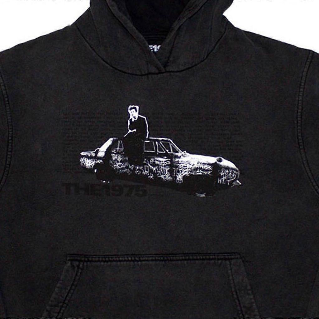 The 1975 Unisex Adult Car Photo Washed Hoodie