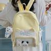 New Backpack, High Value for Primary and Secondary School Students, Cute Schoolbag for Junior High School Students, Large Capacity Casual Simple