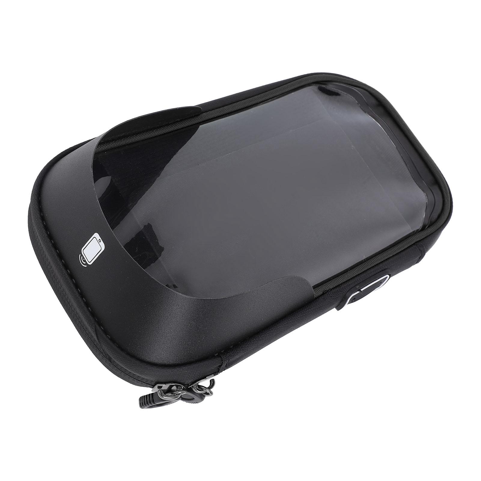 

Bike Phone Bag Water Resistant 360 degrees Rotatable Cycling Phone Pouch with Sunshade Double Headphone