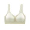 Big red silk jelly interlayer lifting soft support large size bra gathered anti-sagging comfortable pair of thin underwear