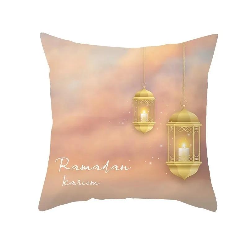 Ramadhan Printed Pillowcases Muslim Festival Pillowcases Eid Party Home Decor Moon Feast