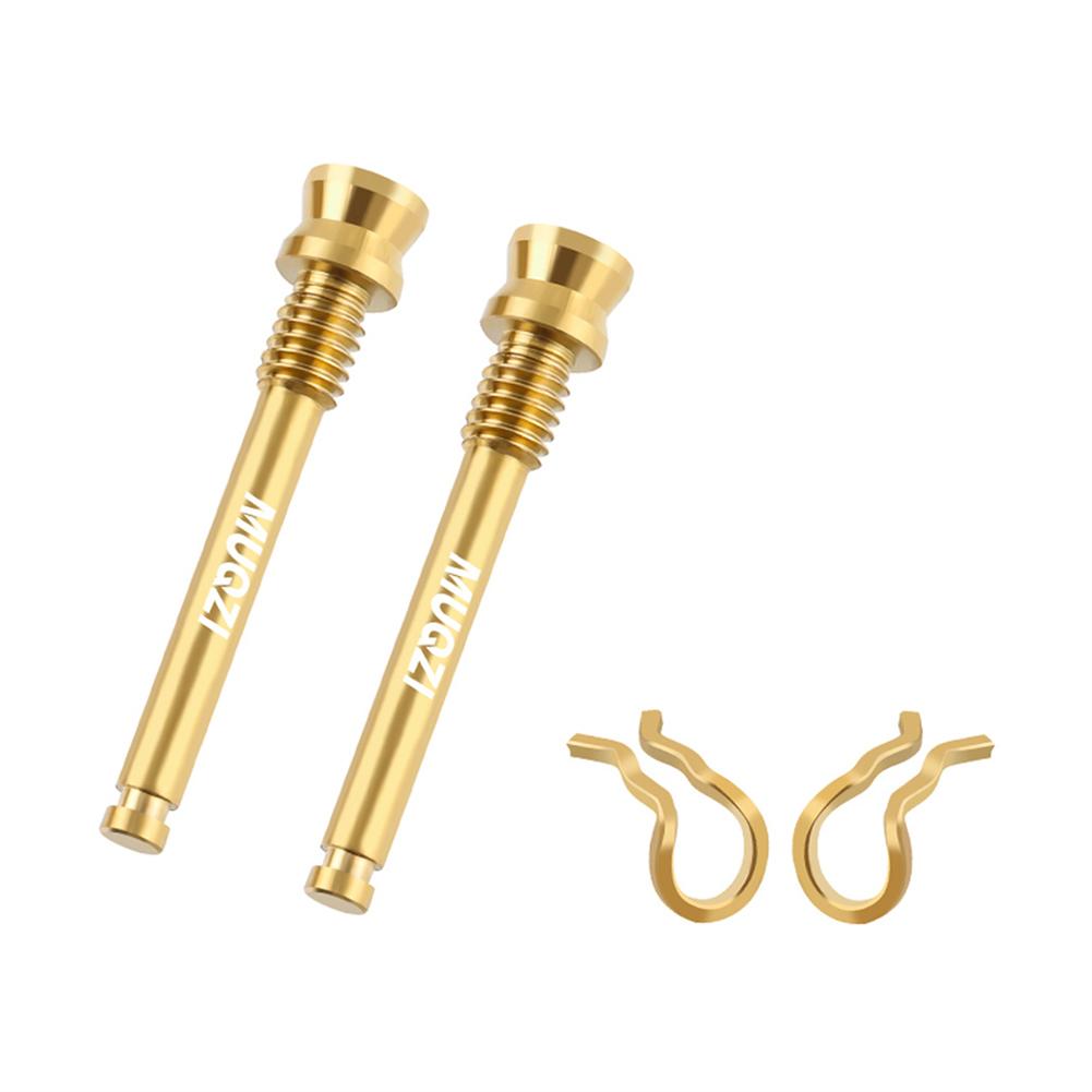 

Bike Alloy Disc Brake Caliper Bolts with Snap Rings Titanium Alloy Threaded Pins Bike Brake Caliper Bolt Screws Bike Accessories золотой