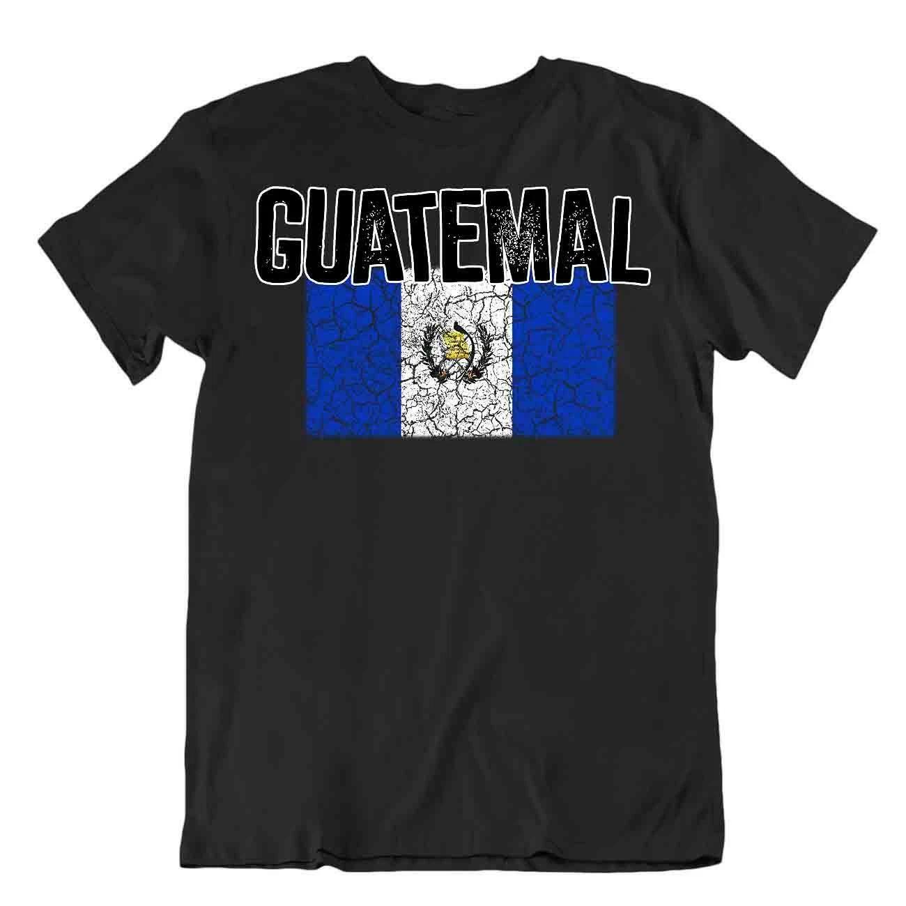 Flag T-Shirt Guatemala Fashion Country Souvenir Gift Tee Pride logo L