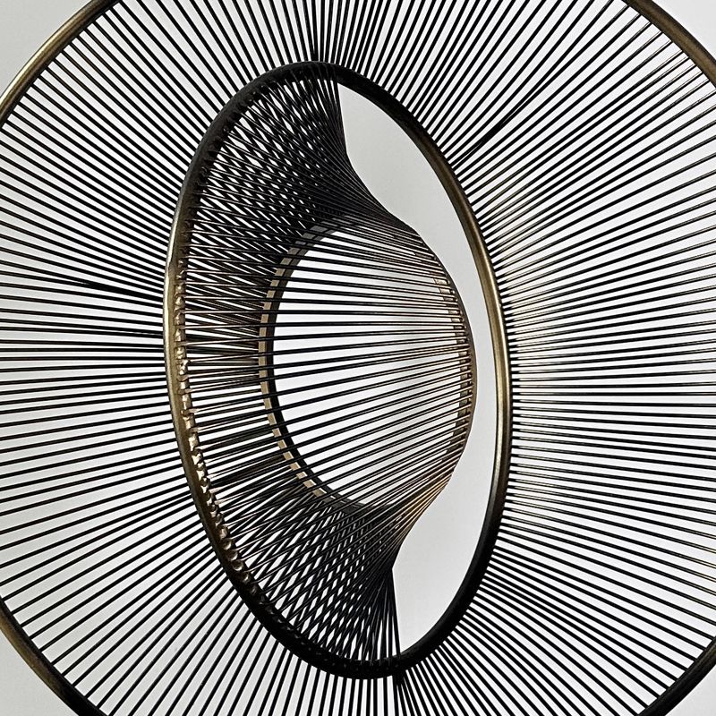 Simple Geometric Metal Ornaments Desktop Handicrafts Home Study Room Cabinet Accessories Hotel Club Office Furnishing Decoration