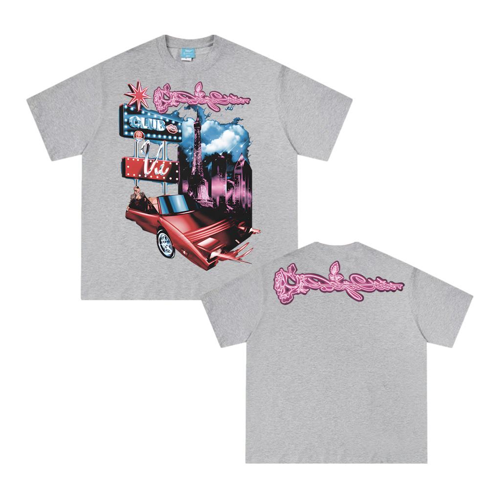 OFFICIAL CLUB VIE PARIS T-SHIRT Doja Cat T Shirt Hip Hop Comfortable 100% Cotton Clothing High Quality Tops