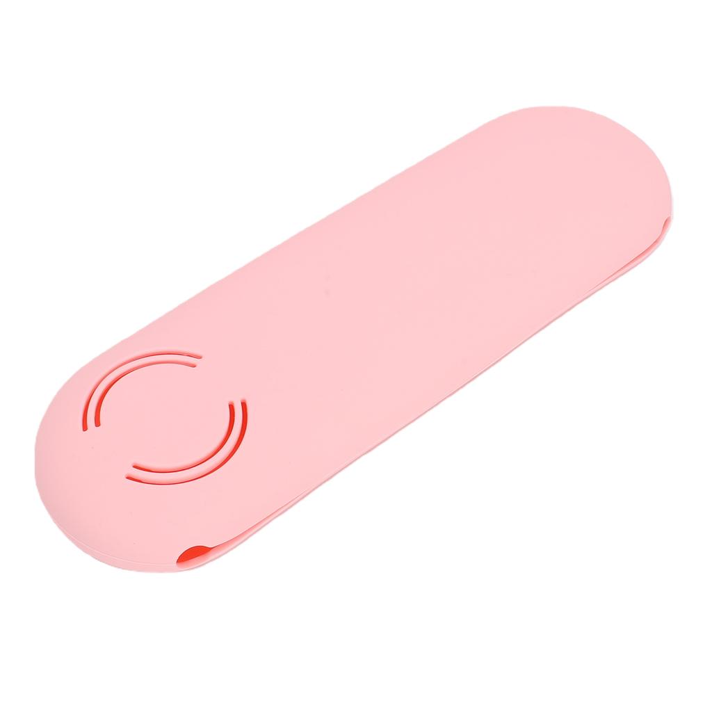 Makeup Brush Holder Travel Cosmetic Organizer Silicone Makeup Storage Case Portable Cosmetics Bag for Makeup Tools Pink