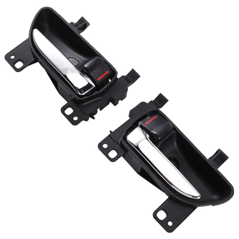 1Pair Interior Door Handle Chrome For For Subaru Impreza Forester 2007-2009 61051-FG031-VH 61051FG030JG 61051-FJ020-VH