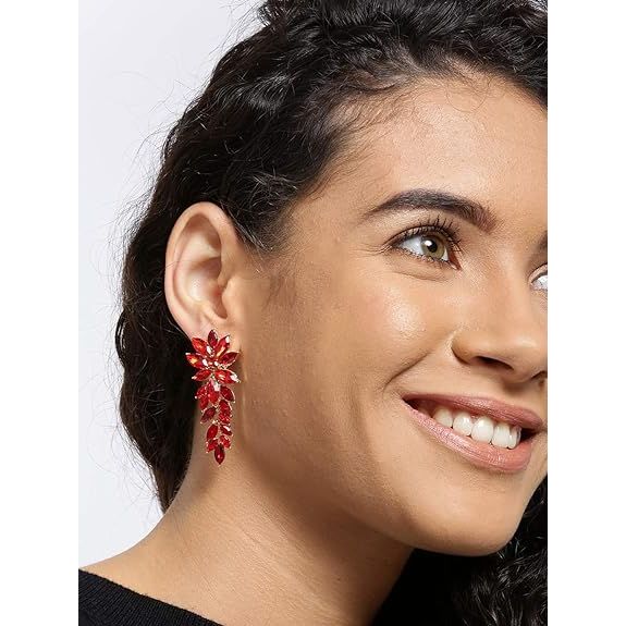 Fashion Jewellery Earings Drop and Dangler Ear Rings Crystal Earrings for Girls and Women