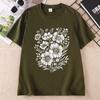 Vintage Pressed Flowers TShirt Unisex Unisex Floral Tshirt Wildflowers T Shirts Boho Gardener Tshirt Unisex Ladies Clothing