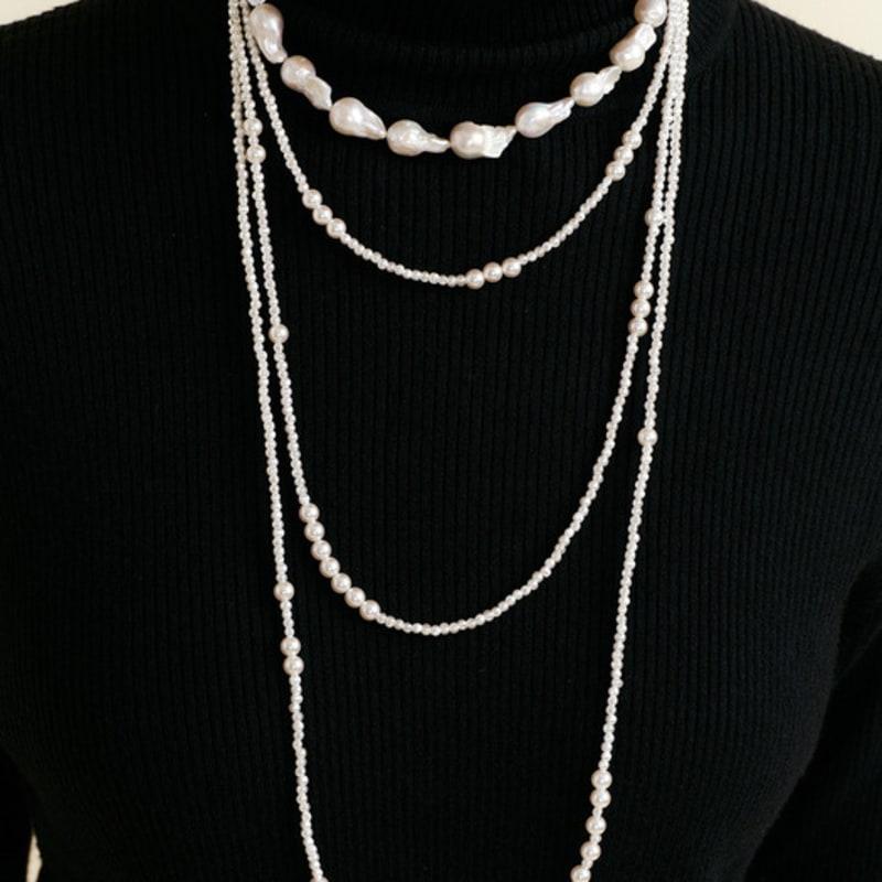 

MATIAS Creamy Necklace Silver