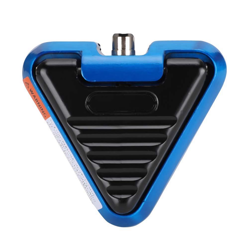 Triangular Alloy Foot Switch Tattoo Foot Pedal Tattoo Machine Accessory Power Supply Blue