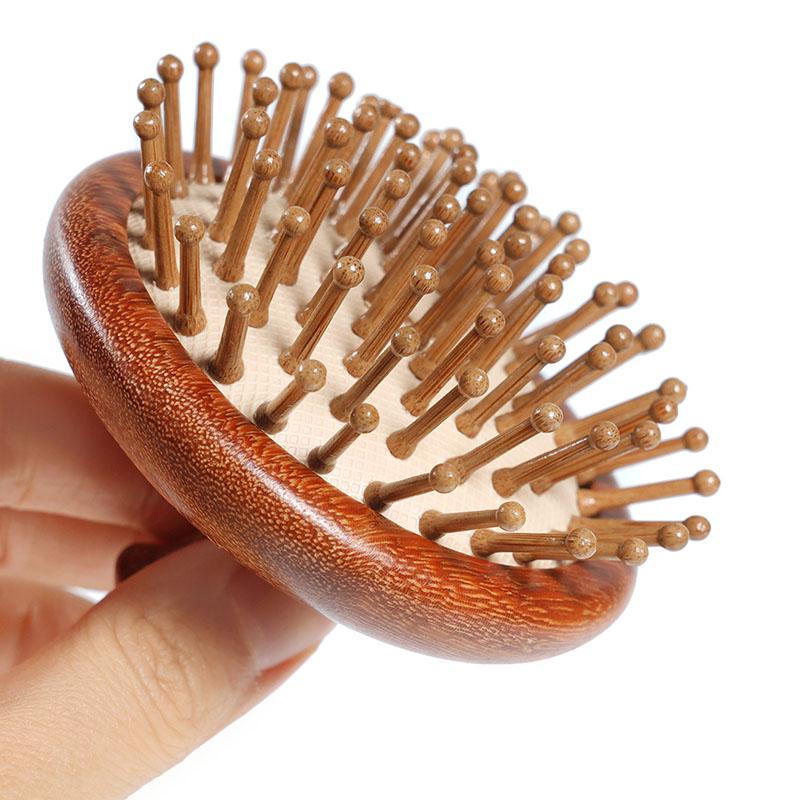 Wooden Hair Brush for Hair Growth Hairbrush Wood Scalp Massager Travel Scalp Massage Brush Air Cushion Hair Brush for Women