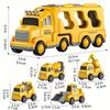 Engineering Vehicle Toys Suitable for Children Over 2 Years Old, 5in1 Engineering Transport Vehicle Toy Set,Friction Power Vehicle,Festival Toy Gifts