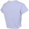 Adidas Originals Round Neck Comfortable Casual T-Shirt With Raglan Sleeves Women Tops Purple JC8706