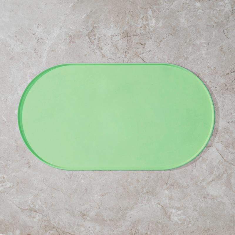 Silicone Pet Feeding Mat Waterproof Non Slip Oval For Dogs Cats
