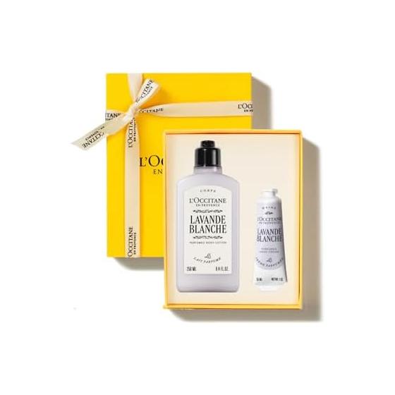 L OCCITANE Набор: Молочко для тела «Белая лаванда» 250 мл и Крем для рук 30 мл