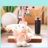 Plüsch-Hasen-Schlüsselanhänger mit weichem Kurzplüsch für Kinder und Taschen-Dekoration