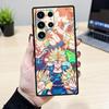 Back Phone Cover Case for Samsung Galaxy S20 S10 S21 S25 Edge S23 Ultra S22 Plus S9 S24 FE Dragon Ball Creativity Vegeta