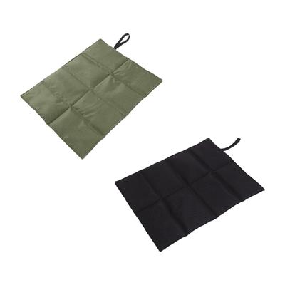 2pcs Folding Outdoor Seats Pad Comfortable Waterproofed Large Seats Cushions for Beach and Picnics Use
