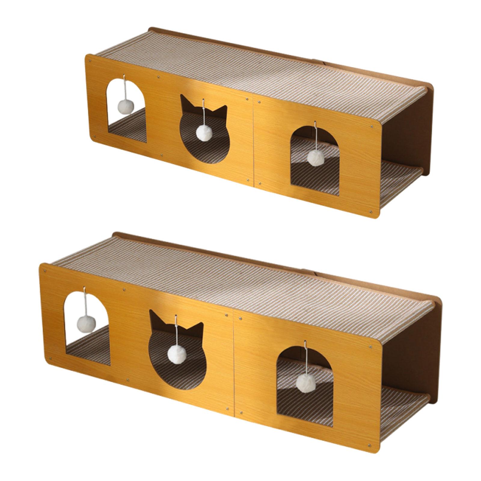 

Тоннель-когтеточка для кошек, удобное, устойчивое к царапинам место для отдыха, игры, стачивания когтей, защита мебели, прочная когтеточка-кровать 101cmx24cmx25cm