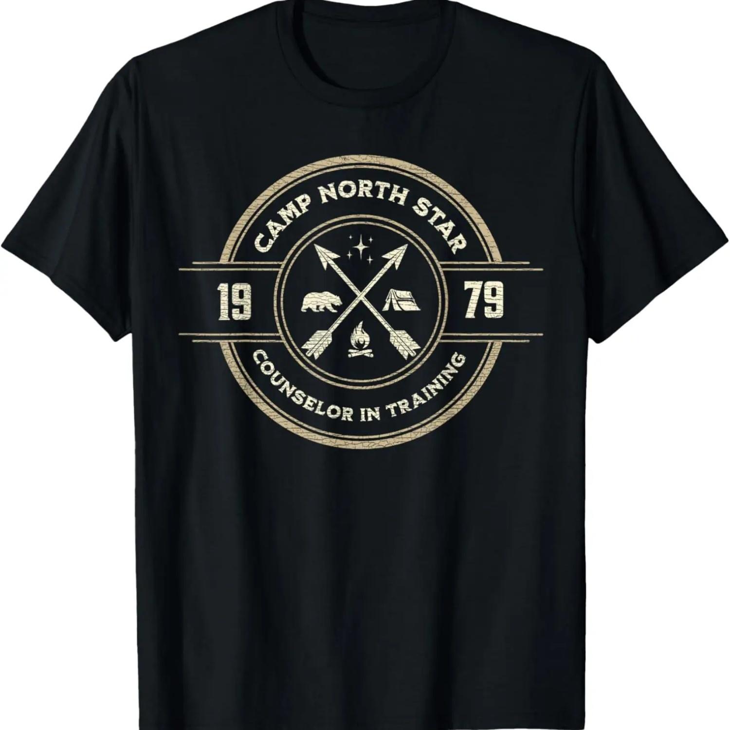 MEATBALLS Camp North Star _ Fun Retro Summer Camp Movie Fan T-Shirt S чёрный