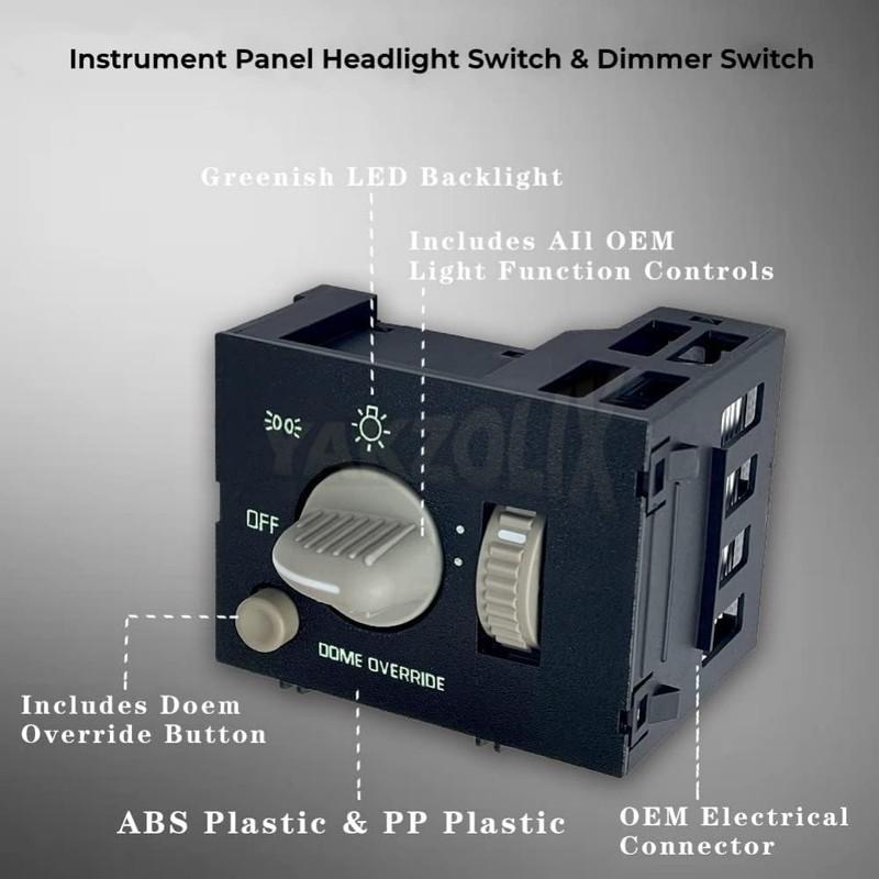 For Cadillac Escalade GMC Tahoe Chevrolet Suburban Silverado Sierra Astro Van C1500 Headlight Dimmer Switch Car Accessories