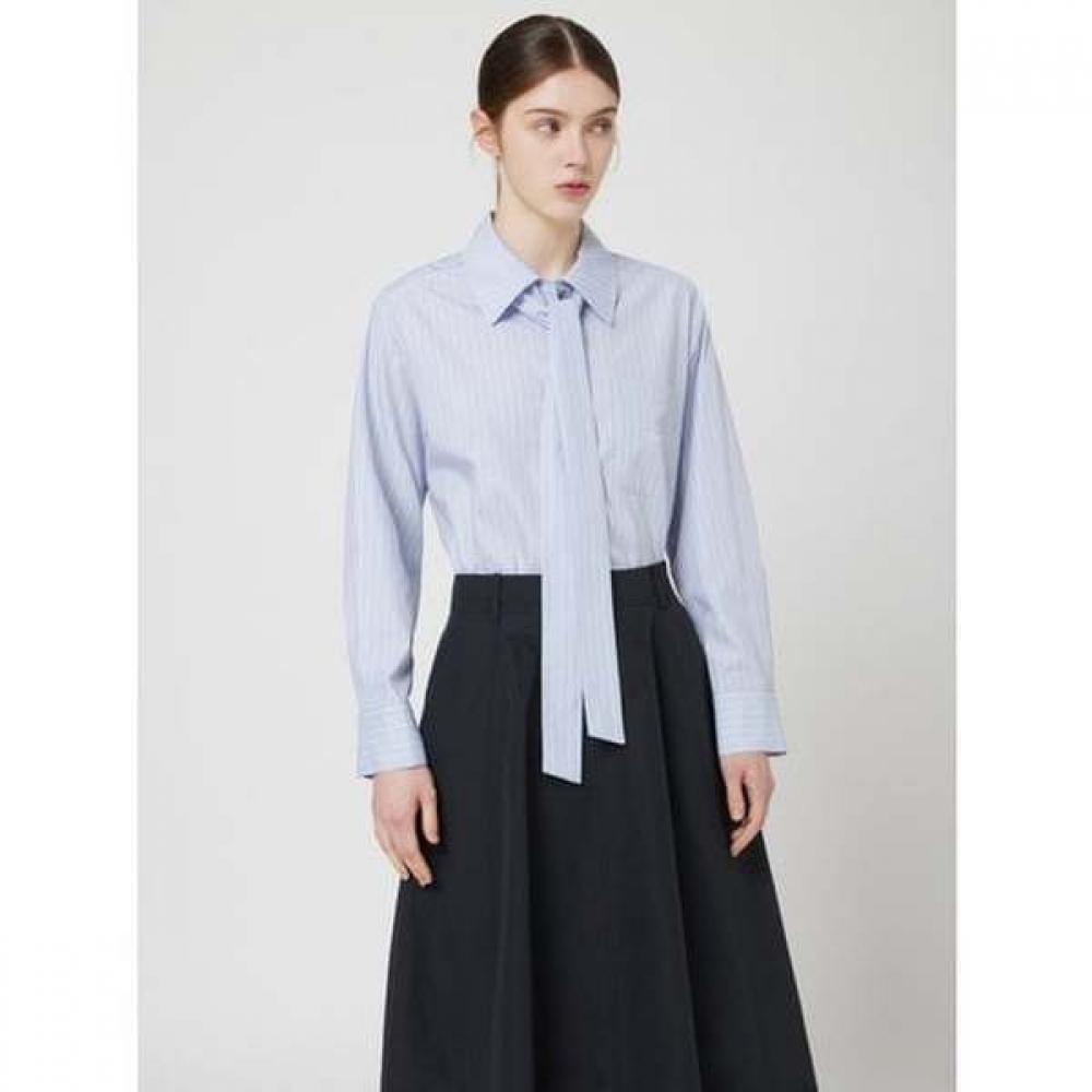 Cc Collect Tie Strap Stripe Shirt C253msc003