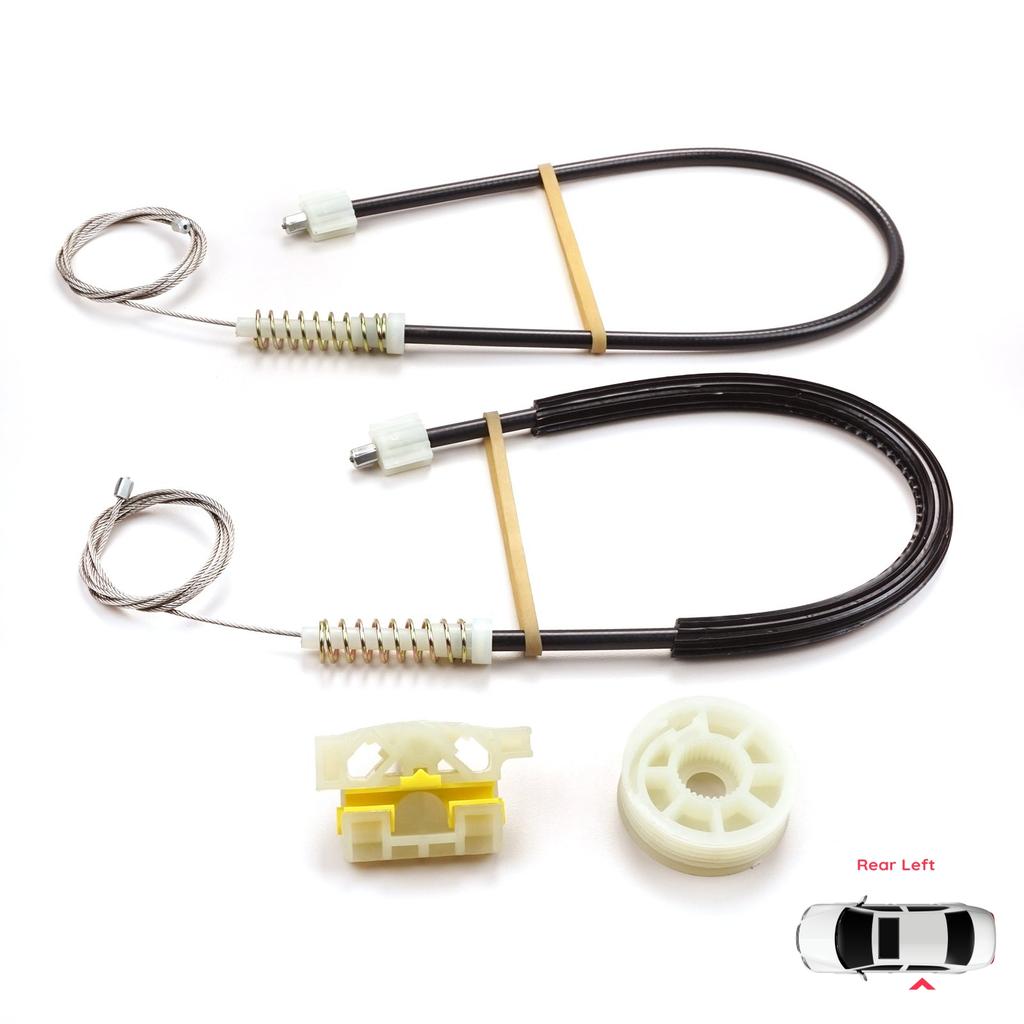 BWR5095 Electric Window Regulator Repair Kit Rear Left Door for Renault Laguna MK3 X91 BT0/1 KT0/1 2007-2015 5-Door 827010001R
