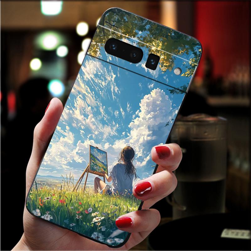 Anime Sceneary Art Phone Case For Google Pixel 10 9 Pro XL 9A 8 7 6 Pro Pixel 8A 7A 6A Pixel 8 7 6 5
