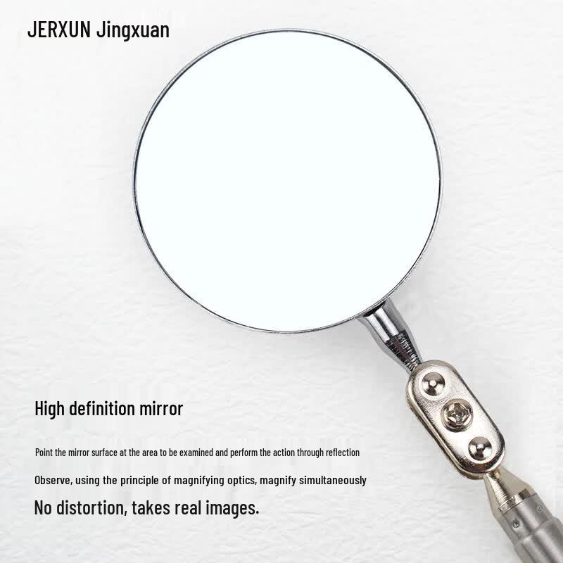 JERXUN 50mm Telescopic Inspection Mirror