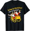 Jesus and Santa The Boys Are Back In Town Funny Christmas T-Shirt