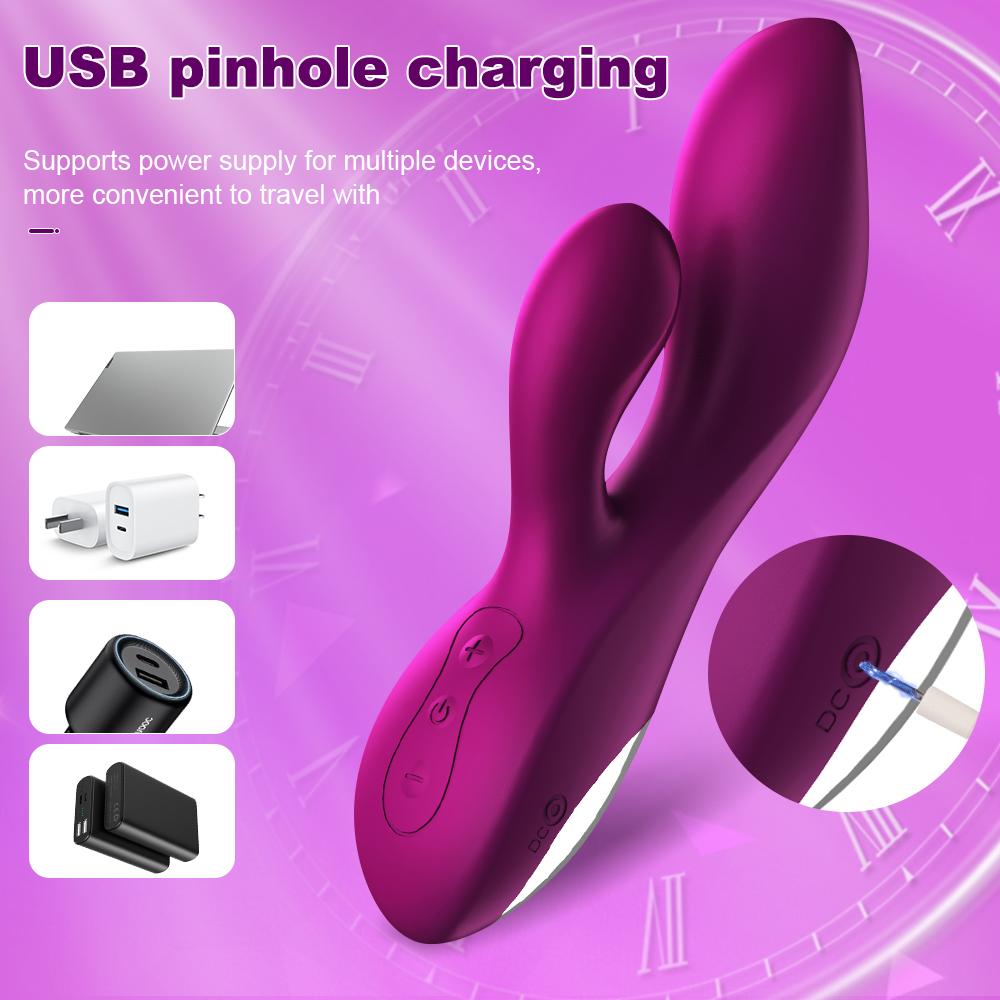 10 Powerful Vibration Modes Rabbit Vibrator G Spot Massager Clitoris Stimulator for Women Sex Toys Shop Adults Goods for Female