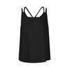 Women's Solid Color Top Mesh Hollowed Out Sleeveless  Vest T-shirt