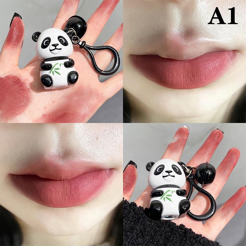 

Бархатный матовый красный блеск для губ помада увлажняющая стойкая помада панда брелок для губ глазурь грязь сексуальный тинт для губ корейская косметика as the picture