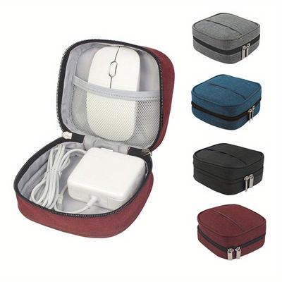 Borsa Portaoggetti Digitale Borsa per Adattatore Laptop Apple Power Bank Cavo Dati Auricolari Mouse