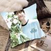 Housse de coussin Célébrité coréenne Byeon Wooseok Housse de coussin carrée tendance Décoration Ins Chambre à coucher Canapé Salon Loisirs