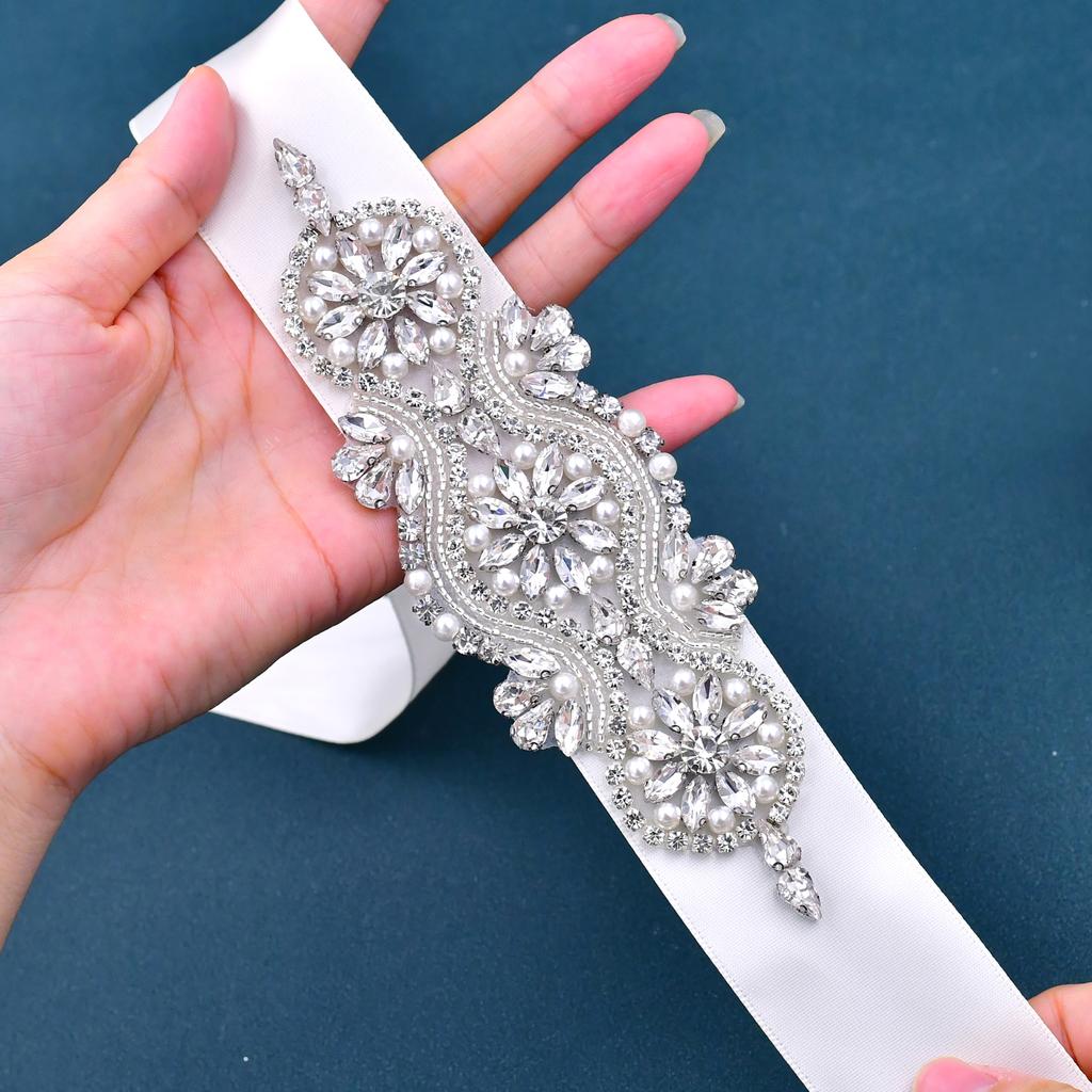 Rhinestone Belt for Wedding Dress Bachelorette Party Accessories Bridal  Sash Bridesmaid Oriental Female Belt for Wedding S05  buy the best  products in the Ayzeze online store