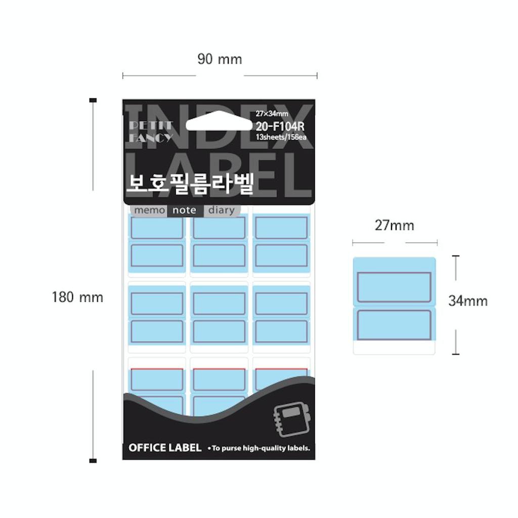 Petit Fancy Koruyucu Film İndeks Etiket Çıkartmaları (Her Birinden 10'ar adet) İndeks Etiketi / Kategori Etiketi / Ofis Etiketi / Etiket Çıkartmaları / İşaretleme Araçları - 42 Seçenek