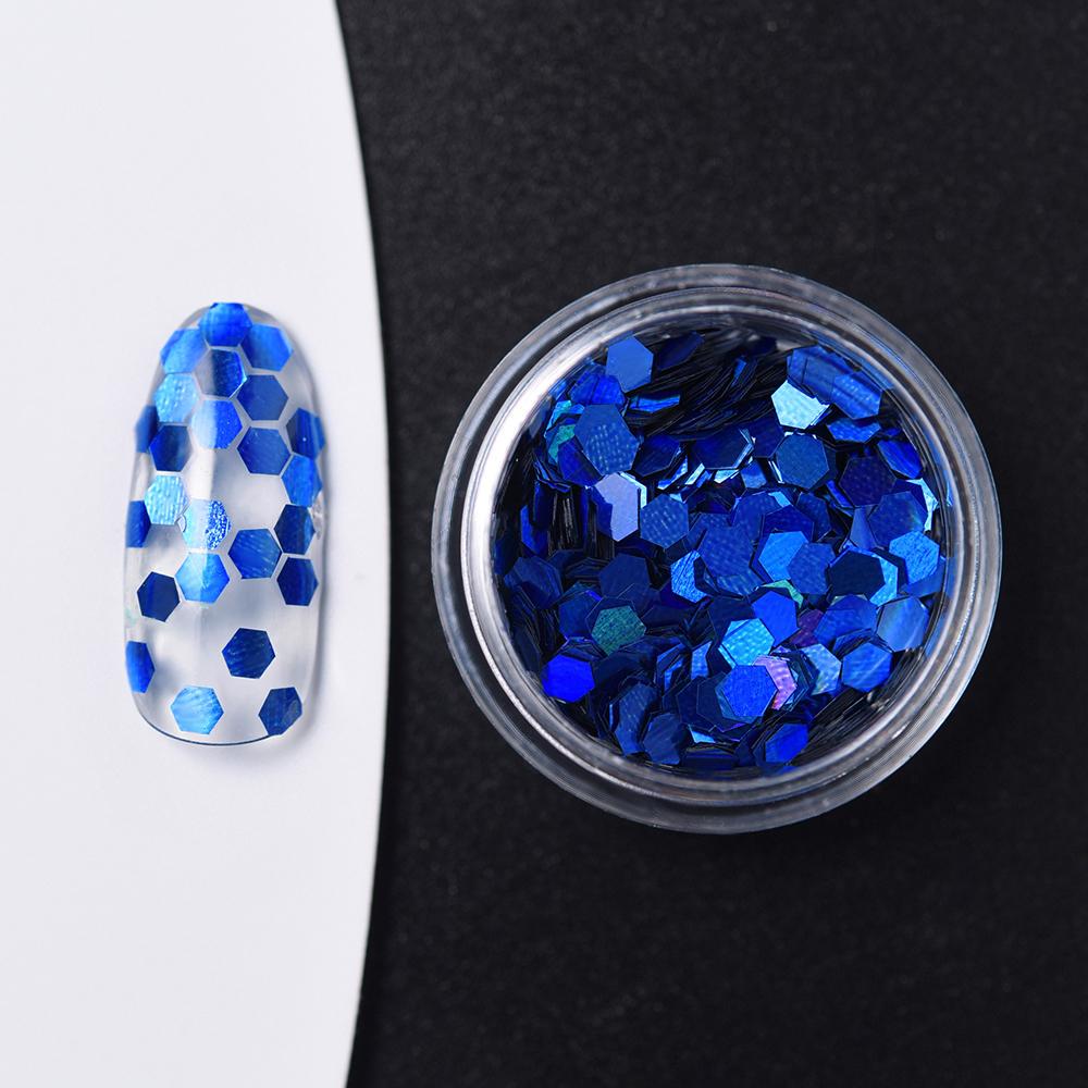 kads Nail Art Glitter Powder Chrom Dust Pigment Powder Lesklé ozdoby na nehty Flitry