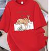 Women T-Shirt Cotton Summer The Cat That Always Wants To Sleep Pattern Prints T Shirt O-Neck Soft Loose Tops Basic Woman Clothes