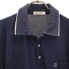 mila schon sports Made In Japan Long Sleeve Polo Shirt 175-185 Navy Men's Used