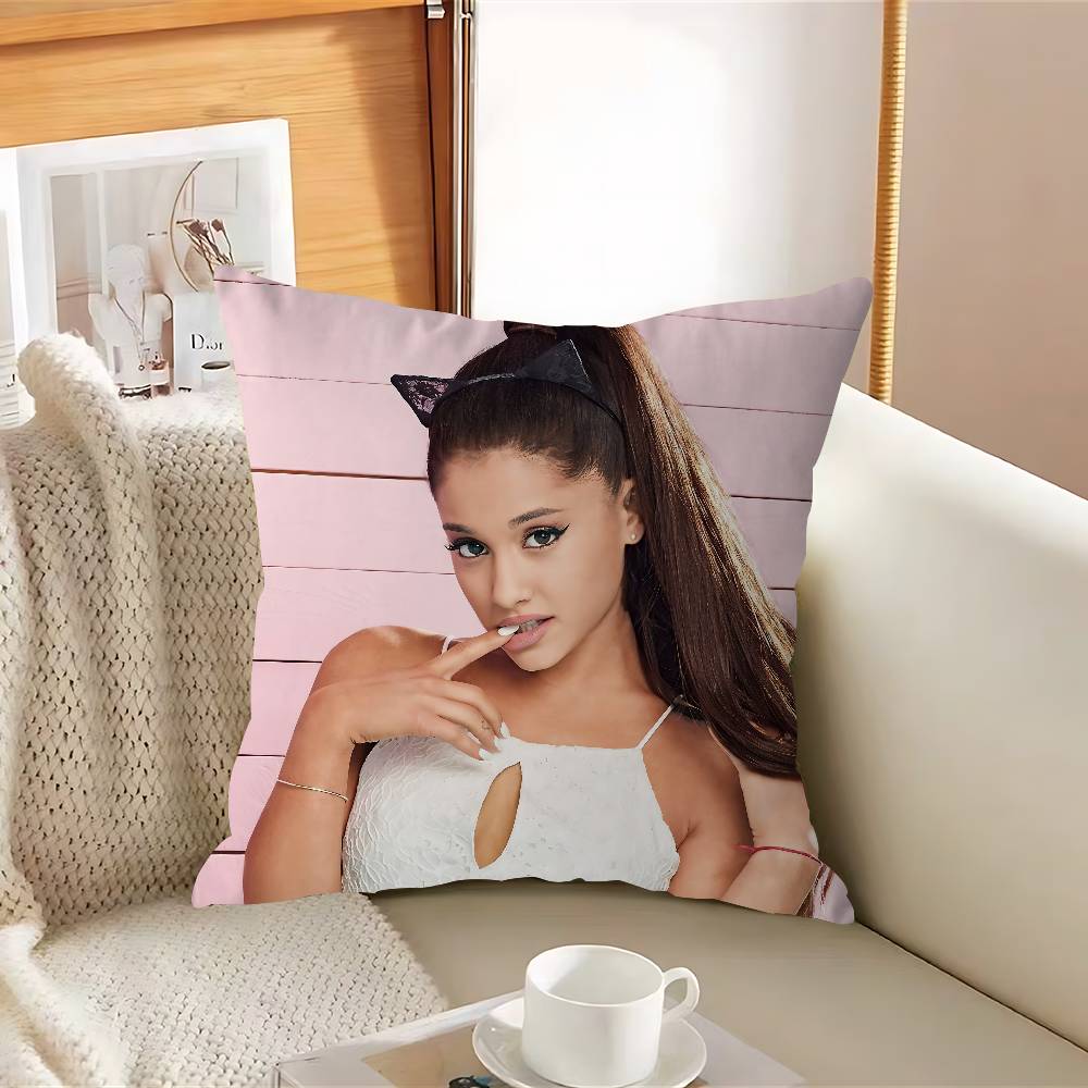 SingerS A-Ariana-G-Grande Pillow Case Removable Washable Cushion Cover – All-Season Soft Linen